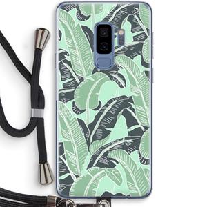 CaseCompany This Sh*t Is Bananas: Samsung Galaxy S9 Plus Transparant Hoesje met koord