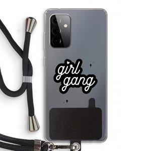 CaseCompany Girl Gang: Samsung Galaxy A72 5G Transparant Hoesje met koord