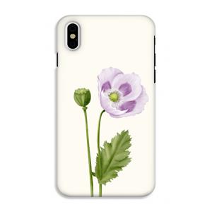 CaseCompany Purple poppy: iPhone XS Tough Case