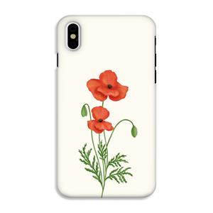 CaseCompany Red poppy: iPhone XS Tough Case