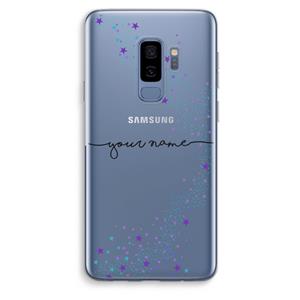 CaseCompany Sterren: Samsung Galaxy S9 Plus Transparant Hoesje
