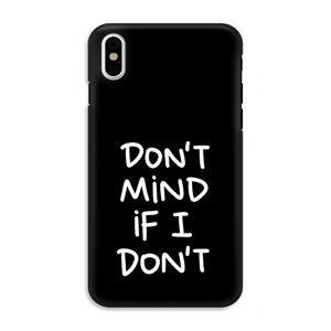 CaseCompany Don't Mind: iPhone XS Tough Case