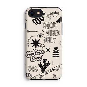 CaseCompany Good vibes: iPhone 8 Tough Case