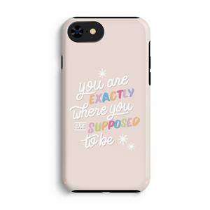 CaseCompany Right Place: iPhone 8 Tough Case