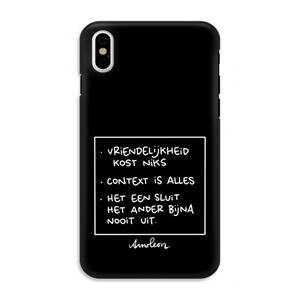 CaseCompany Mijn Motto's: iPhone XS Tough Case