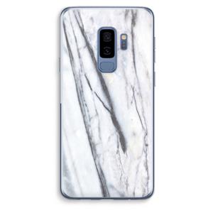 CaseCompany Gestreepte marmer: Samsung Galaxy S9 Plus Transparant Hoesje