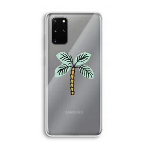 CaseCompany Palmboom: Samsung Galaxy S20 Plus Transparant Hoesje