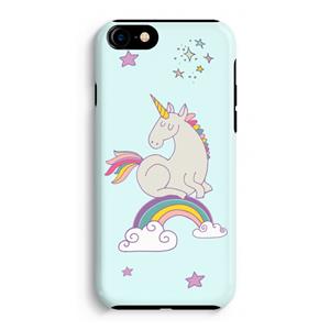 CaseCompany Regenboog eenhoorn: iPhone 8 Tough Case