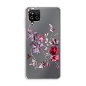 CaseCompany Mooie bloemen: Samsung Galaxy A12 Transparant Hoesje