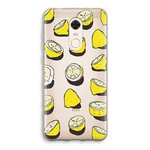 CaseCompany When Life Gives You Lemons...: Xiaomi Redmi 5 Transparant Hoesje