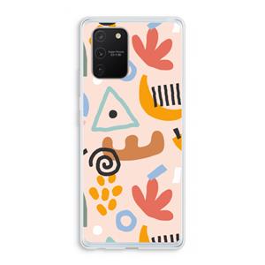 CaseCompany Abstract: Samsung Galaxy S10 Lite Transparant Hoesje