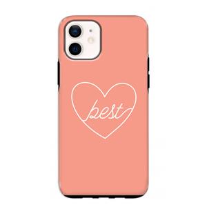 CaseCompany Best heart: iPhone 12 mini Tough Case