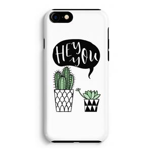 CaseCompany Hey you cactus: iPhone 8 Tough Case