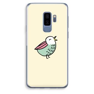 CaseCompany Birdy: Samsung Galaxy S9 Plus Transparant Hoesje