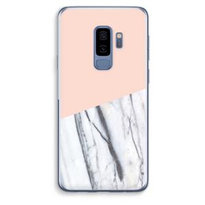 CaseCompany A touch of peach: Samsung Galaxy S9 Plus Transparant Hoesje