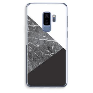 CaseCompany Combinatie marmer: Samsung Galaxy S9 Plus Transparant Hoesje
