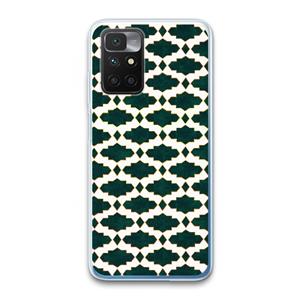 CaseCompany Moroccan tiles: Xiaomi Redmi 10 Transparant Hoesje