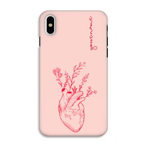 CaseCompany Blooming Heart: iPhone XS Tough Case