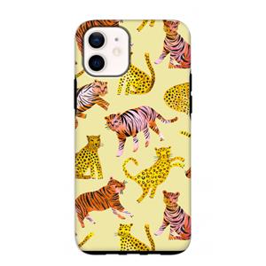 CaseCompany Cute Tigers and Leopards: iPhone 12 mini Tough Case