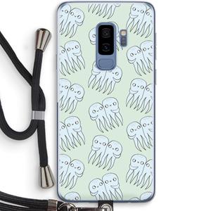 CaseCompany Octopussen: Samsung Galaxy S9 Plus Transparant Hoesje met koord