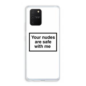 CaseCompany Safe with me: Samsung Galaxy S10 Lite Transparant Hoesje