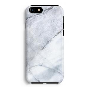 CaseCompany Witte marmer: iPhone 8 Tough Case