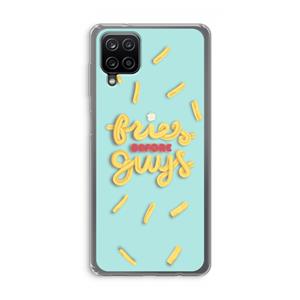 CaseCompany Always fries: Samsung Galaxy A12 Transparant Hoesje