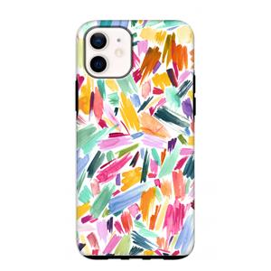 CaseCompany Watercolor Brushstrokes: iPhone 12 mini Tough Case
