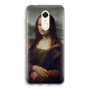 CaseCompany Mona Lisa: Xiaomi Redmi 5 Transparant Hoesje