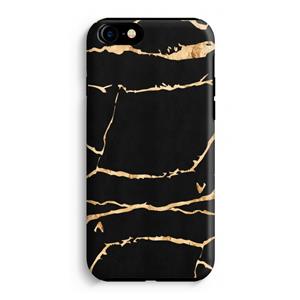CaseCompany Gouden marmer: iPhone 8 Tough Case