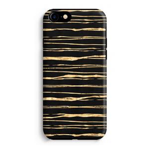 CaseCompany Gouden strepen: iPhone 8 Tough Case
