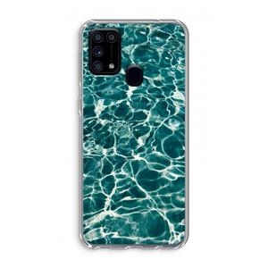 CaseCompany Weerkaatsing water: Samsung Galaxy M31 Transparant Hoesje