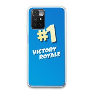 CaseCompany Victory Royale: Xiaomi Redmi 10 Transparant Hoesje