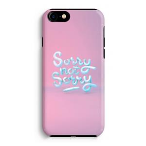 CaseCompany Sorry not sorry: iPhone 8 Tough Case