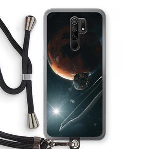 CaseCompany Mars Renaissance: Xiaomi Redmi 9 Transparant Hoesje met koord