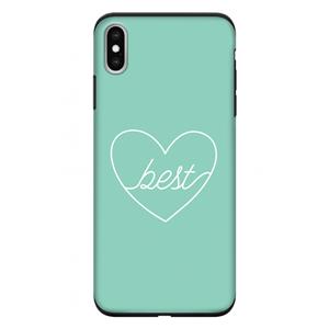 CaseCompany Best heart pastel: iPhone XS Max Tough Case