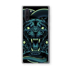 CaseCompany Cougar and Vipers: Samsung Galaxy Note 10 Transparant Hoesje