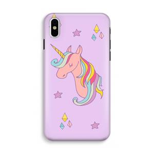 CaseCompany Roze eenhoorn: iPhone XS Tough Case