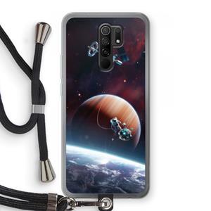 CaseCompany Examiner: Xiaomi Redmi 9 Transparant Hoesje met koord