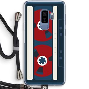 CaseCompany Here's your tape: Samsung Galaxy S9 Plus Transparant Hoesje met koord