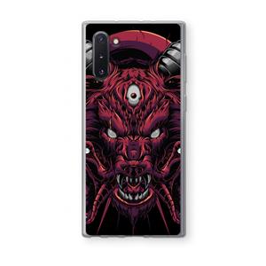 CaseCompany Hell Hound and Serpents: Samsung Galaxy Note 10 Transparant Hoesje