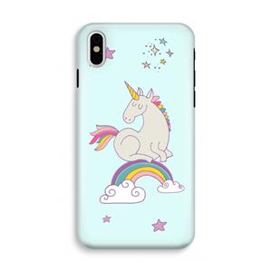 CaseCompany Regenboog eenhoorn: iPhone XS Tough Case