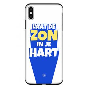 CaseCompany Laat de zon in je hart: iPhone XS Max Tough Case