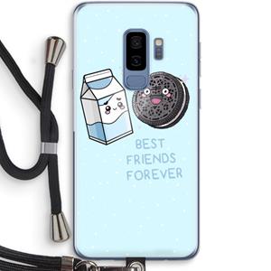 CaseCompany Best Friend Forever: Samsung Galaxy S9 Plus Transparant Hoesje met koord