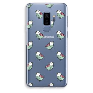 CaseCompany Vogeltjes: Samsung Galaxy S9 Plus Transparant Hoesje