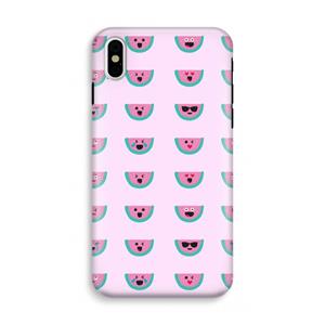 CaseCompany Smiley watermeloenprint: iPhone XS Tough Case