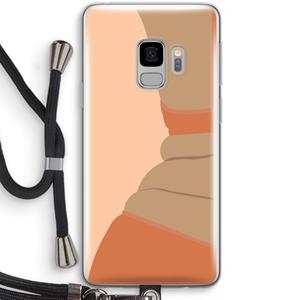 CaseCompany Bikini: Samsung Galaxy S9 Transparant Hoesje met koord