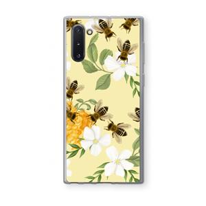 CaseCompany No flowers without bees: Samsung Galaxy Note 10 Transparant Hoesje