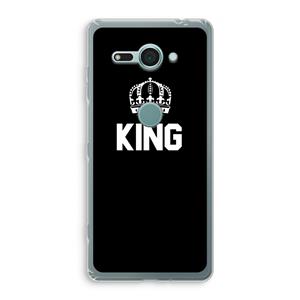 CaseCompany King zwart: Sony Xperia XZ2 Compact Transparant Hoesje