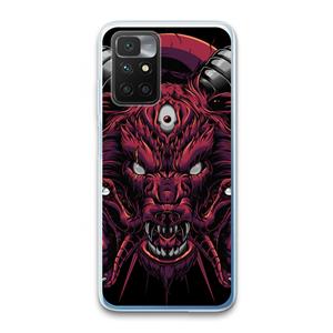 CaseCompany Hell Hound and Serpents: Xiaomi Redmi 10 Transparant Hoesje